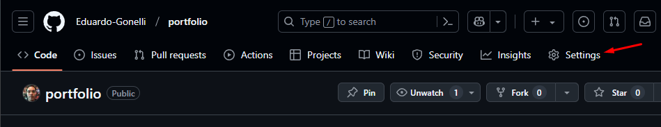 Repositórios GitHub